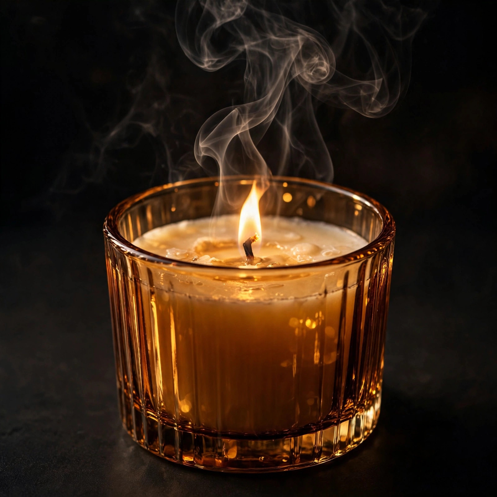 Juniper & Co. amber candle creative